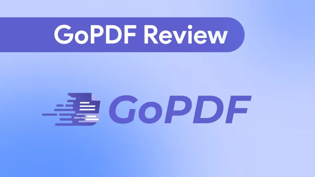 Gopdf Lifetime Deal Review